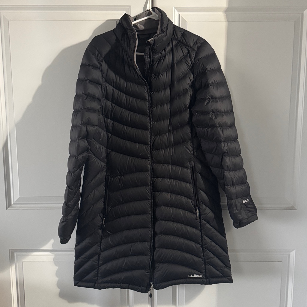 L.L. Bean Women’s Ultralight 850 Down Coat 3/4 Length